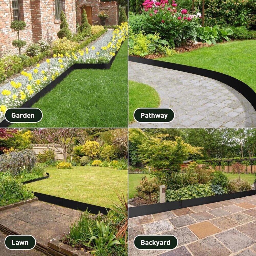 185" Metal Landscape Edging Kit (5PC 39" x 6")